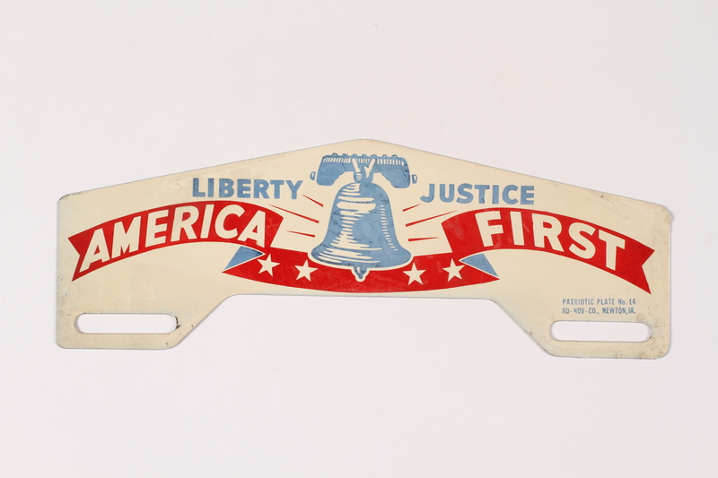 America First Souvenir License Plate SVUSA1ST03 