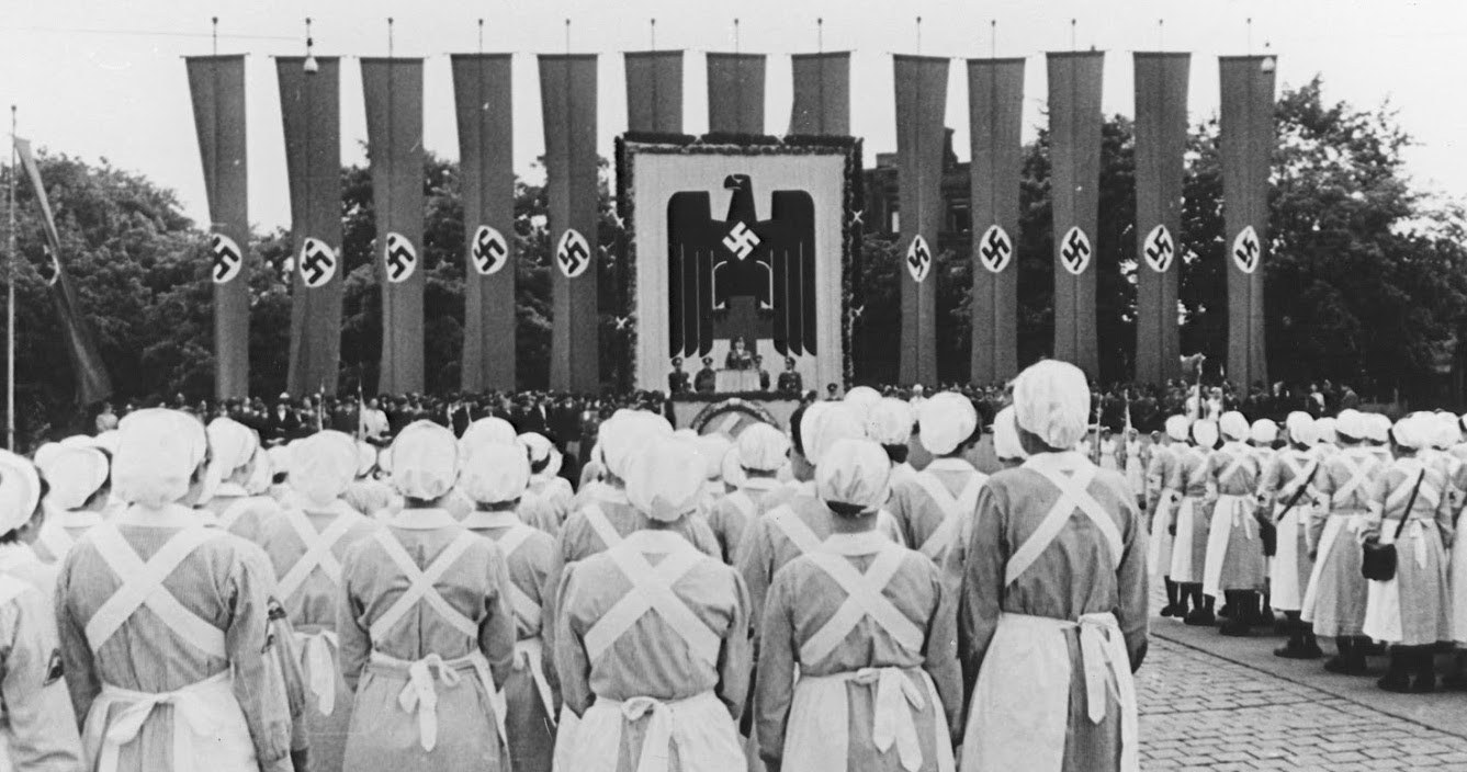 Photograph Of German Red Cross Nurse Induction Ceremony Experiencing History Holocaust