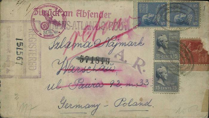 Najmark, David letter 1941