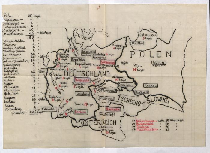 Fischer, Greta map 1945