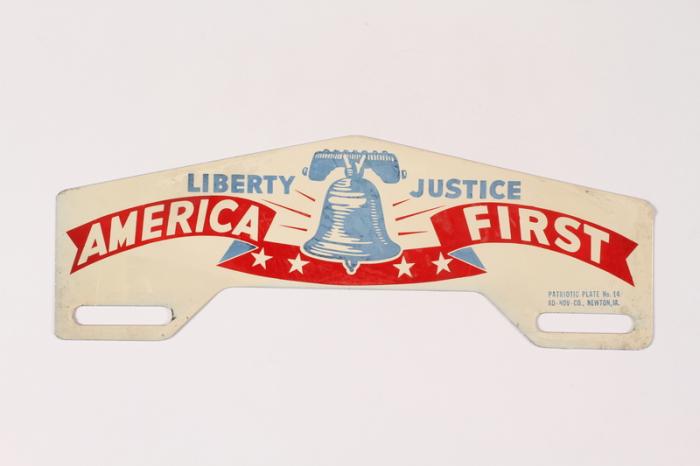 America First License Plate