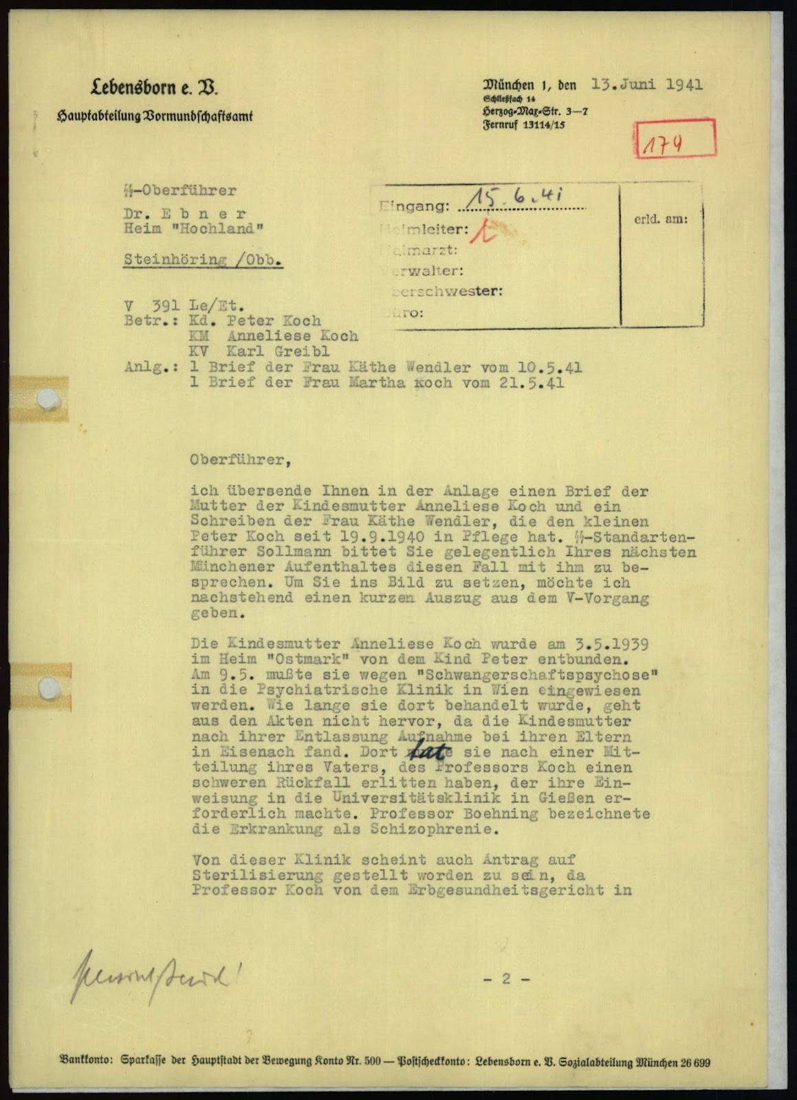 Sterilization letter