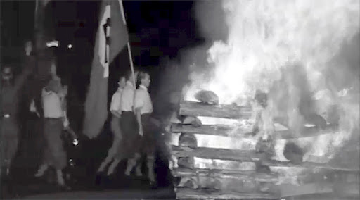 Germans burn books.