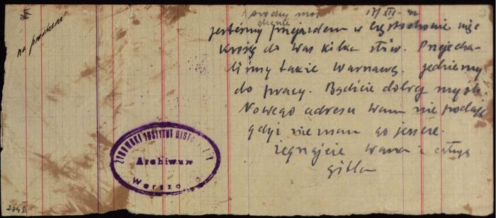 Gitla letter 1942
