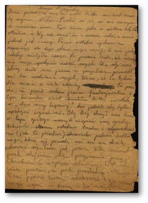 Birnbaum, Jakub letter 1945