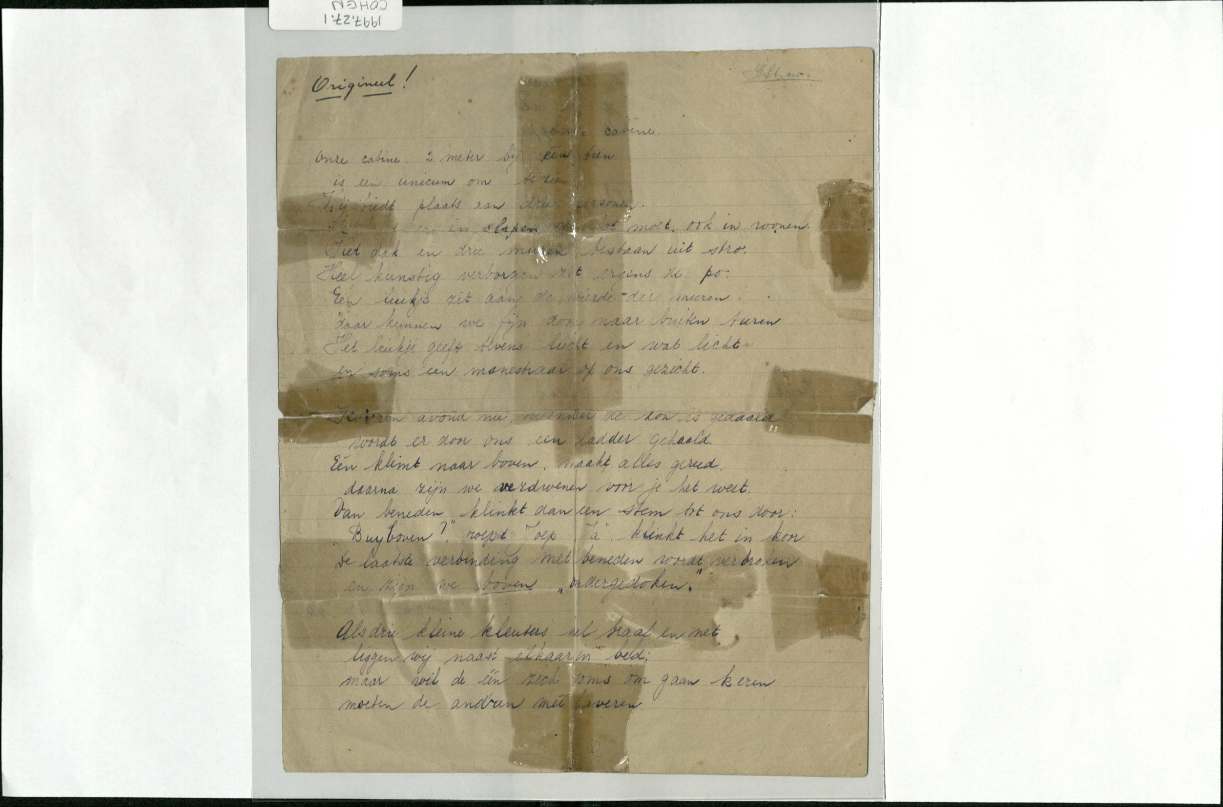 Straus, Betty poem 1944